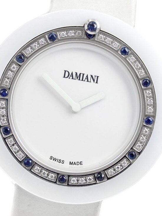 Damiani Belle epoch BCLSSW37 Diamond Sapphire Bezel Quartz Ladies Watch_945894 main image 2